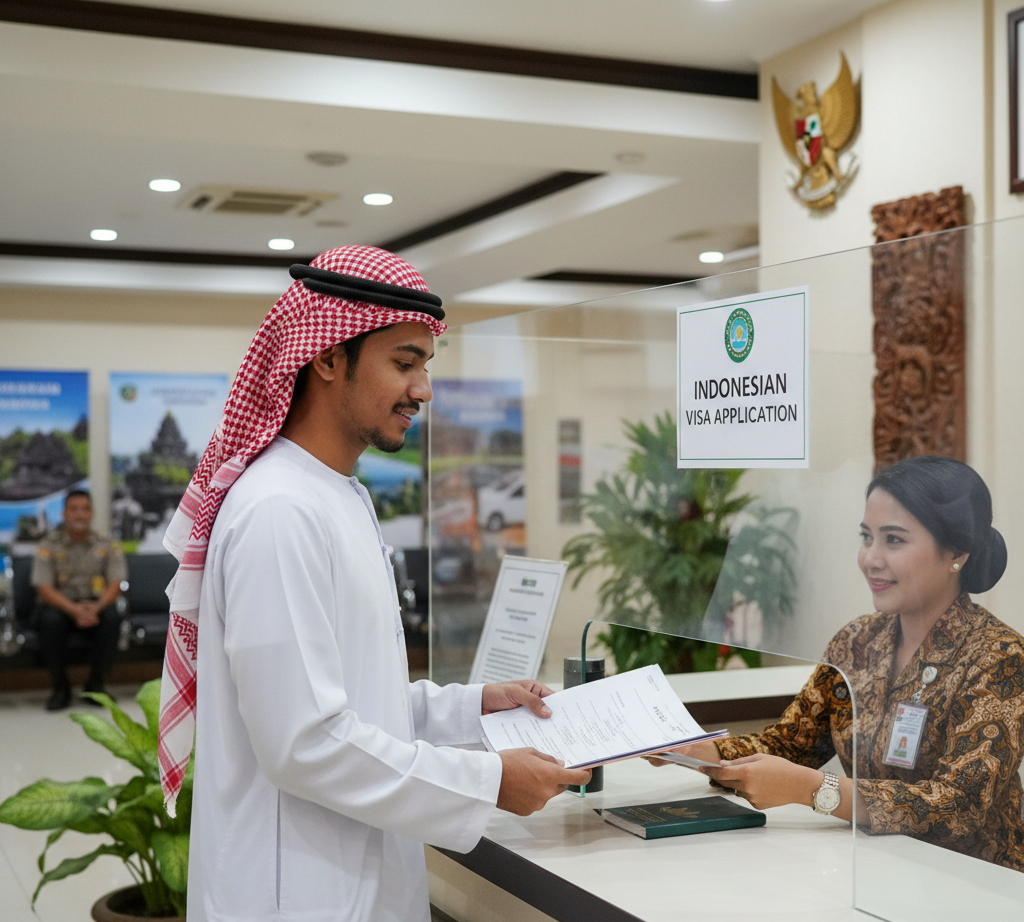 الدليل الشامل حول استخراج فيزا اندونيسيا الكتروني (E-Visa Indonesia) للمتقدمين من الدول العربية
