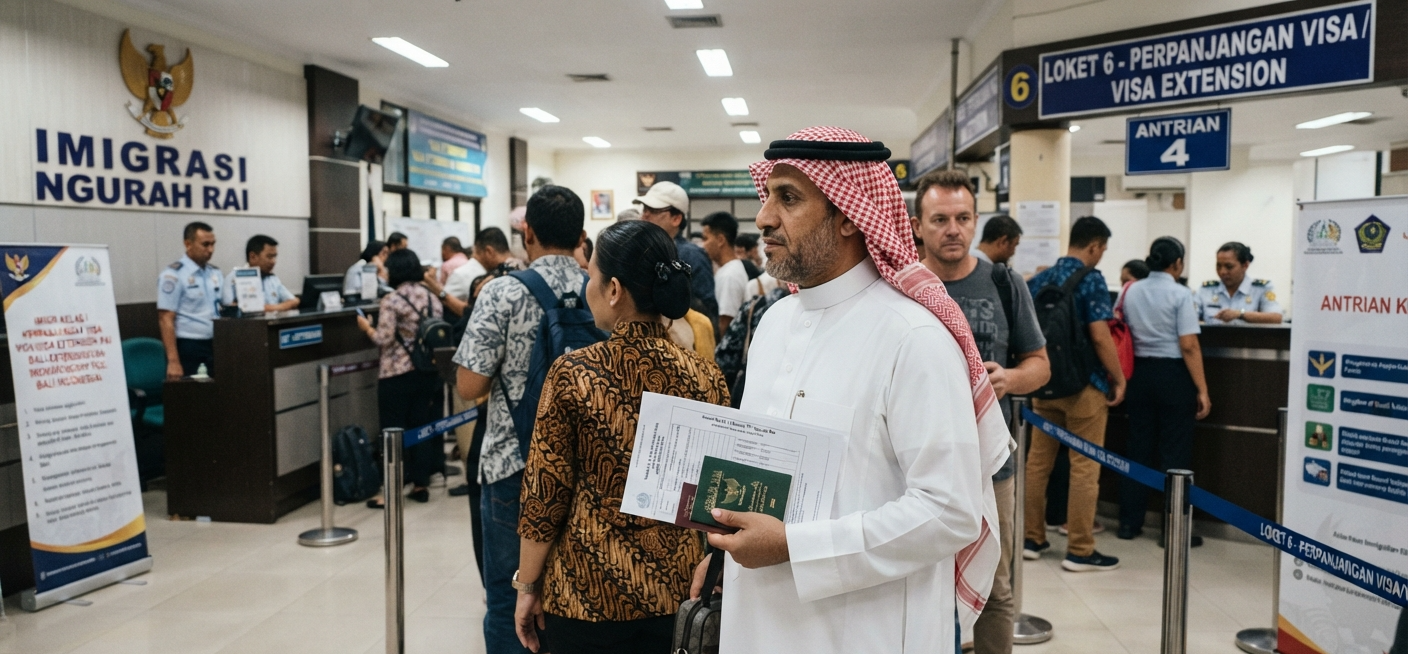 تمديد فيزا بالي 2026 — كيف تمدد إقامتك بسهولة